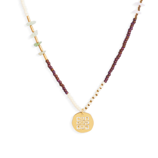 Beaded Infinity Necklace